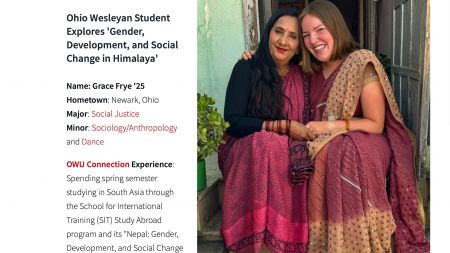 Ohio Wesleyan Student's Transformative Journey in Nepal