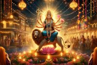 Day 4 of Navaratri: Worship of Goddess Kushmanda and Festive Vibes!