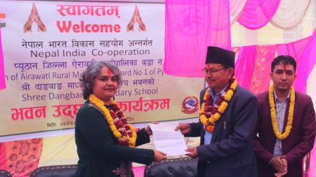 India Hands Over New School Infrastructure to Pyuthan’s Shree Dang-Bang Secondary School