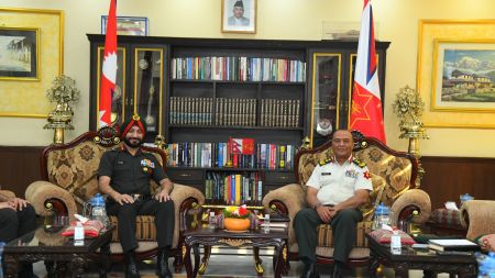 Indian General's Landmark Visit to Nepal: Major Military Talks & Veteran Support