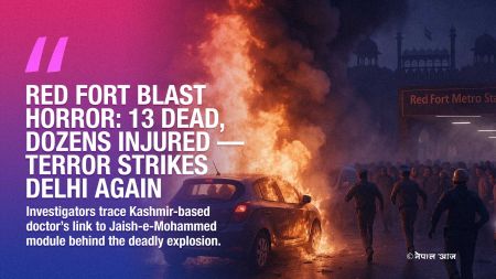 Red Fort Blast: 13 Dead, Dozens Injured — Kashmir-Linked Terror Module Exposed Behind Delhi Carnage