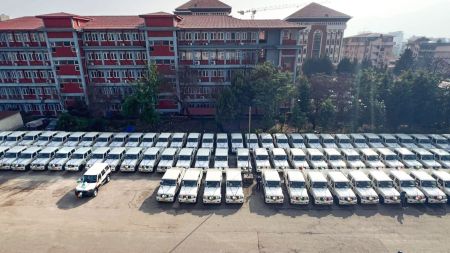 India Hands Over Second Batch of Election Vehicles to Nepal